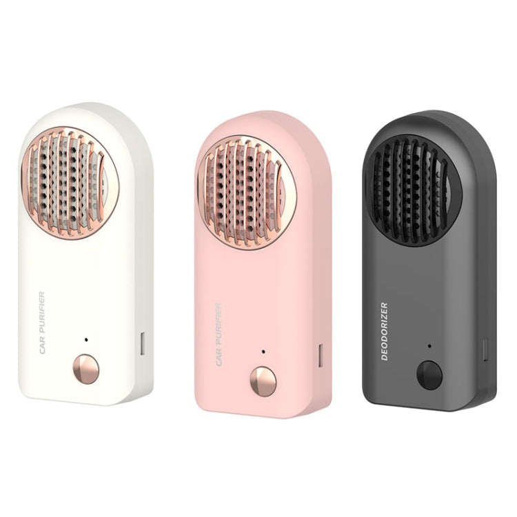 Car Mini Air Purifier Toilet Deodorant Shoe Cabinet Sterilizer(Pink)
