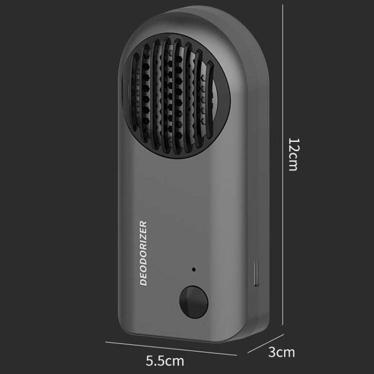Car Mini Air Purifier Toilet Deodorant Shoe Cabinet Sterilizer(White)
