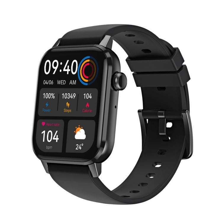 HD6 1.69 inch Multifunctional Heart Rate Monitoring Smart Watch(Black)