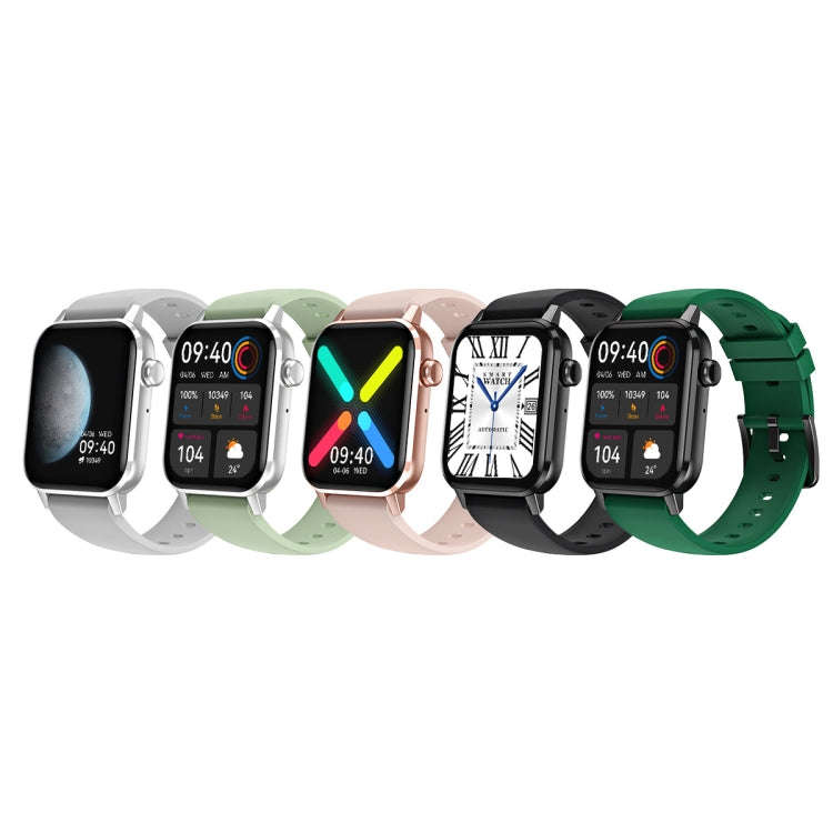 HD6 1.69 inch Multifunctional Heart Rate Monitoring Smart Watch(Black)