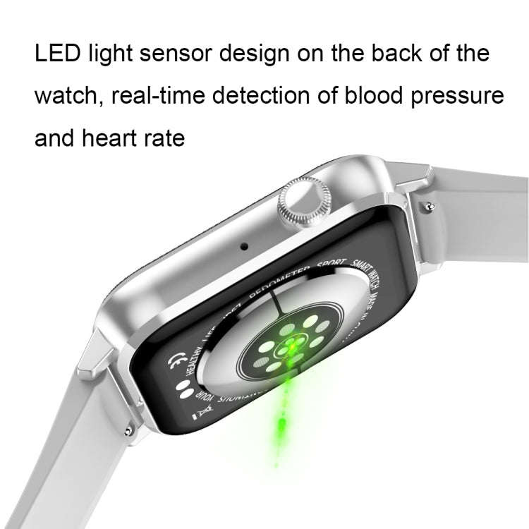 HD6 1.69 inch Multifunctional Heart Rate Monitoring Smart Watch(Black)