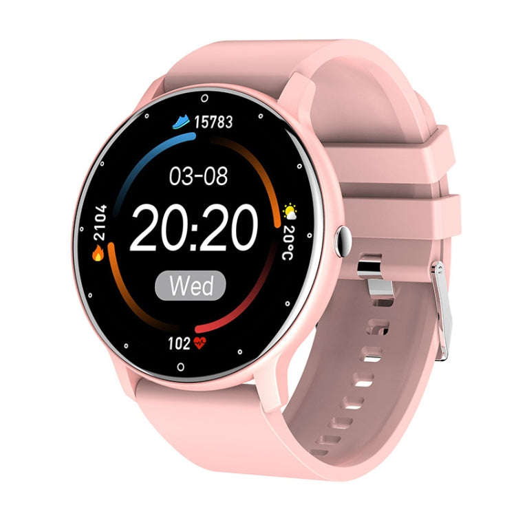 ZL02 Heart Rate Monitoring Pedometer Smart Watch(Pink)