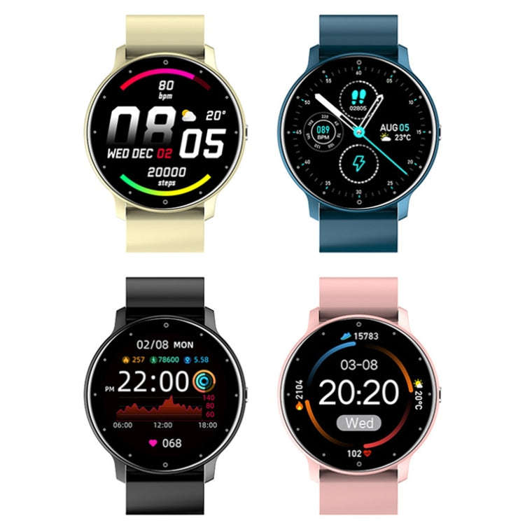 ZL02 Heart Rate Monitoring Pedometer Smart Watch(Yellow)