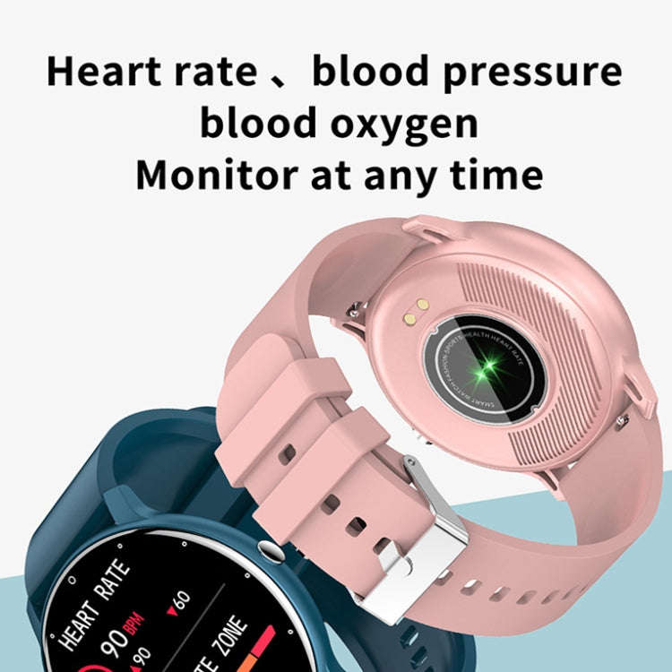 ZL02 Heart Rate Monitoring Pedometer Smart Watch(Pink)