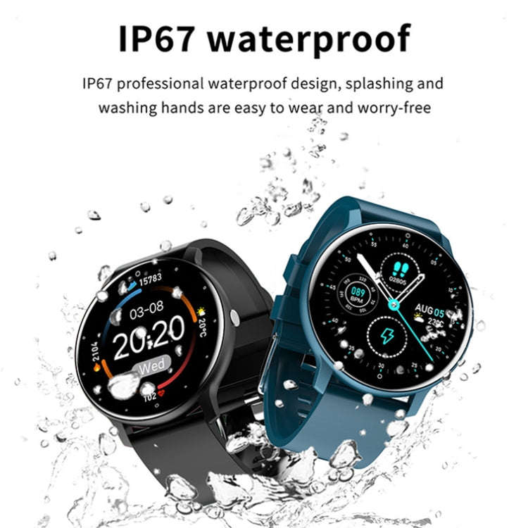ZL02 Heart Rate Monitoring Pedometer Smart Watch(Yellow)