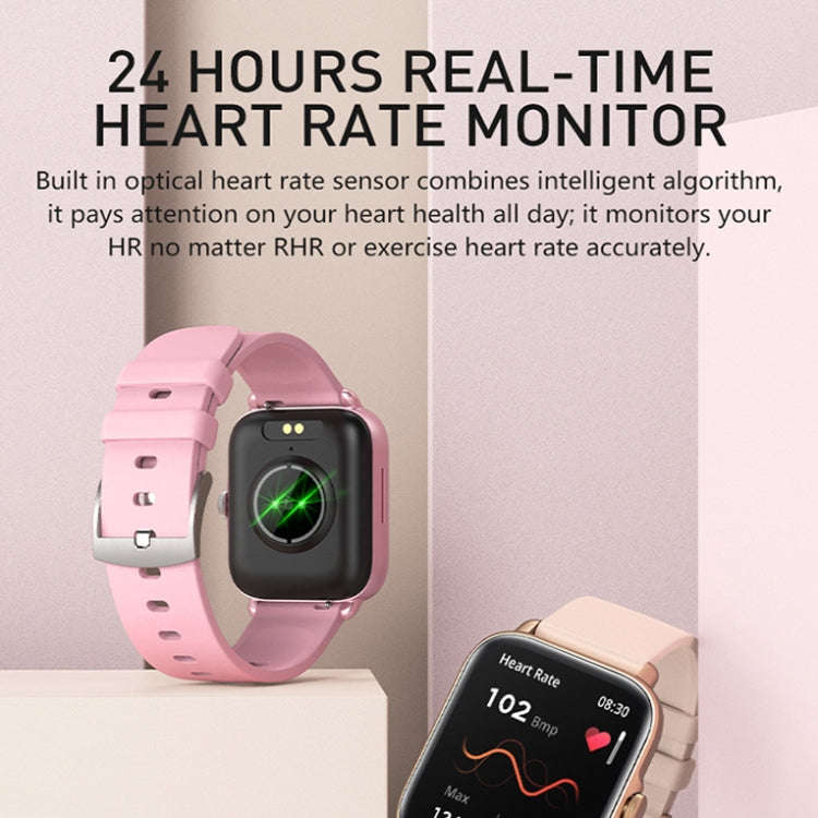LOANIY Y22 Heart Rate Monitoring Smart Bluetooth Watch, Color: Gold