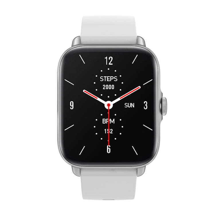 LOANIY Y22 Heart Rate Monitoring Smart Bluetooth Watch, Color: Silver Gray