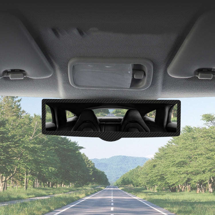 CZC-255 Carbon Fiber Indoor Rearview Mirror Modified Suction Cup Endoscope Auxiliary Mirror(White...