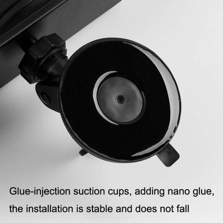 CZC-255 Carbon Fiber Indoor Rearview Mirror Modified Suction Cup Endoscope Auxiliary Mirror(White...