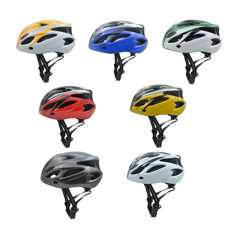 Unisex Cycling Bike One-piece Helmet (Fiber Black)