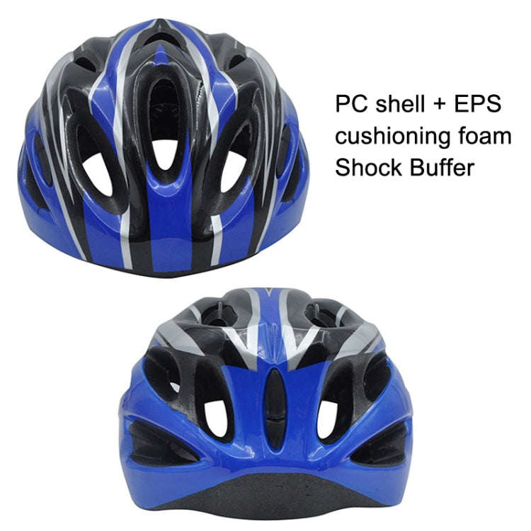 Unisex Cycling Bike One-piece Helmet (Fiber Black)
