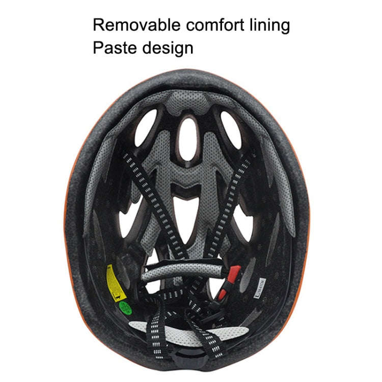 Unisex Cycling Bike One-piece Helmet (Fiber Black)