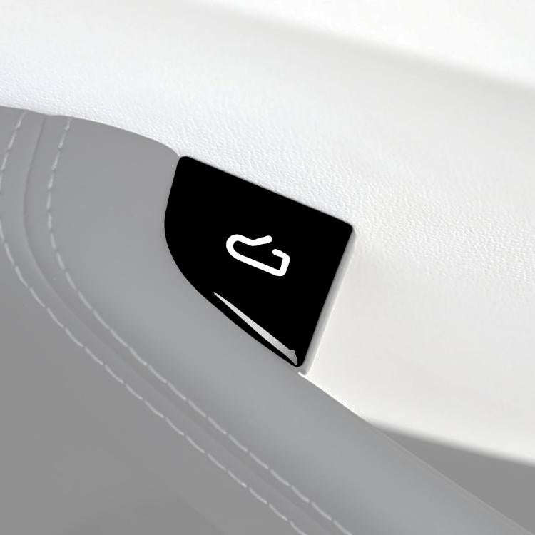 For Tesla Model 3 4pcs/ Set B-type Car Window Switch Stickers(Piano Black)