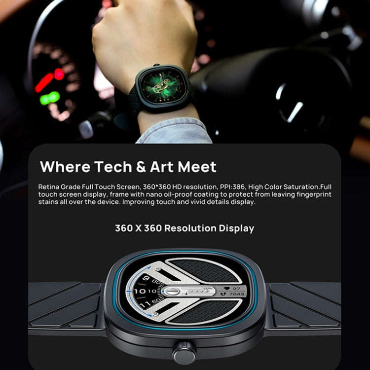 LOANIY G32 1.32 Inch Heart Rate Monitoring Smart Watch(Black)
