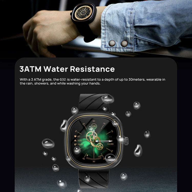 LOANIY G32 1.32 Inch Heart Rate Monitoring Smart Watch(Black)