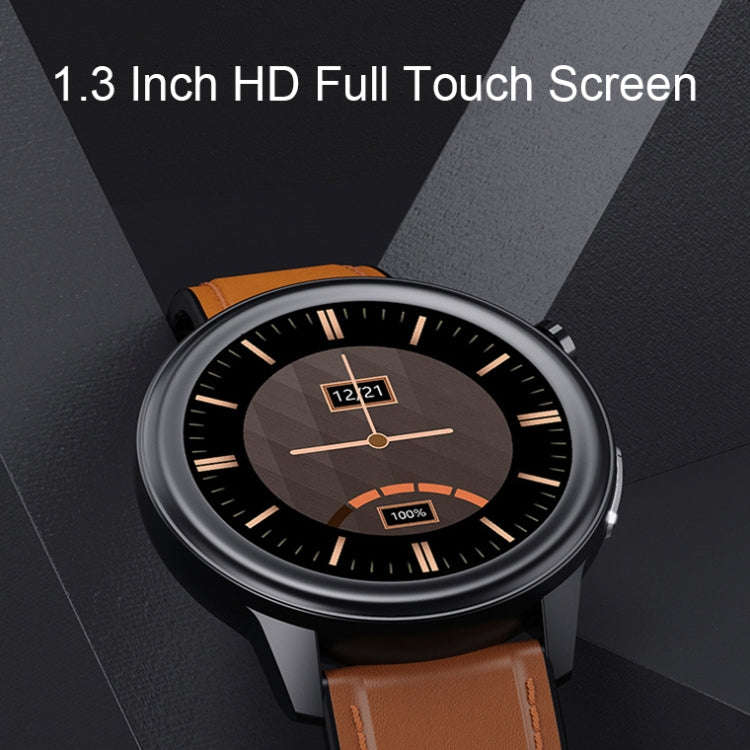 LOANIY E80 1.3 Inch Heart Rate Detection Smart Watch, Color: Blue Silicone