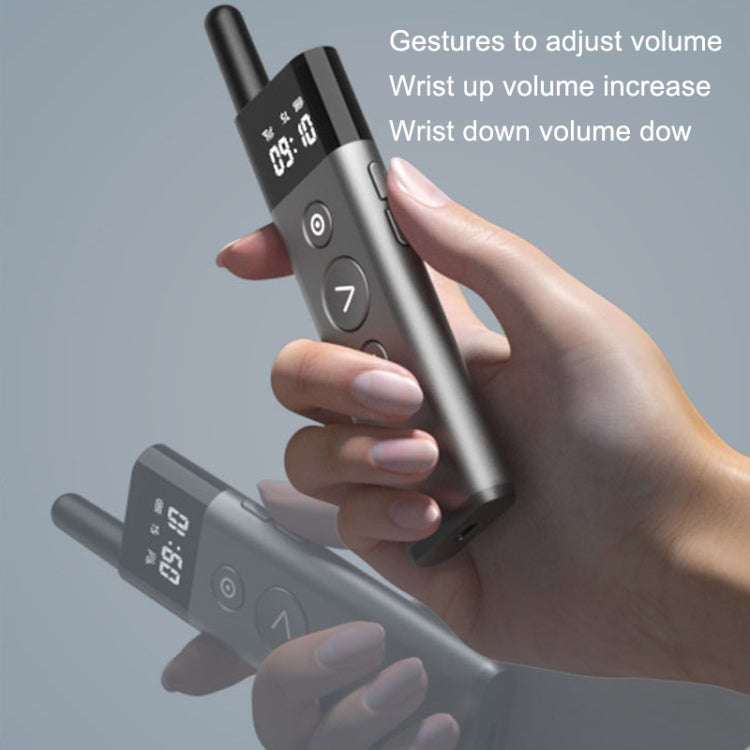 ASiNG A10 Green Light PPT Page Turning Pen Remote Control Presentation Pen, Capacity: 128M (Gray)