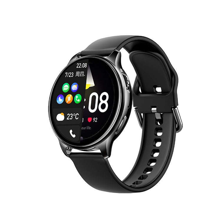 Wearkey Y22 1.32 Inch Bluetooth Calling Smart Watch with Rotary Button(Black)