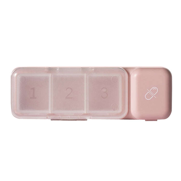 TR017 Portable Medicine Cutter Portable Mini 7 Days Sealed Separate Medicine Box(Pink)