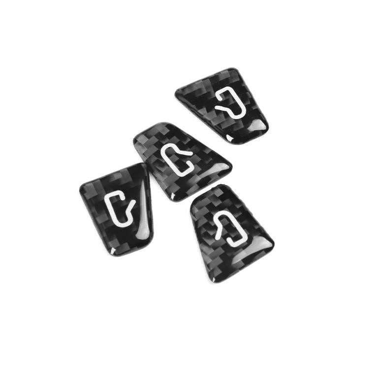 For Tesla Model 3/Y 4pcs /Set Car Window Switch Stickers(Black)