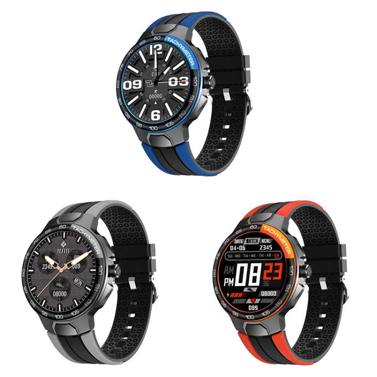 Wearkey E15 1.28 Inch Smart Heart Rate Monitoring Touch Screen Watch(Blue)