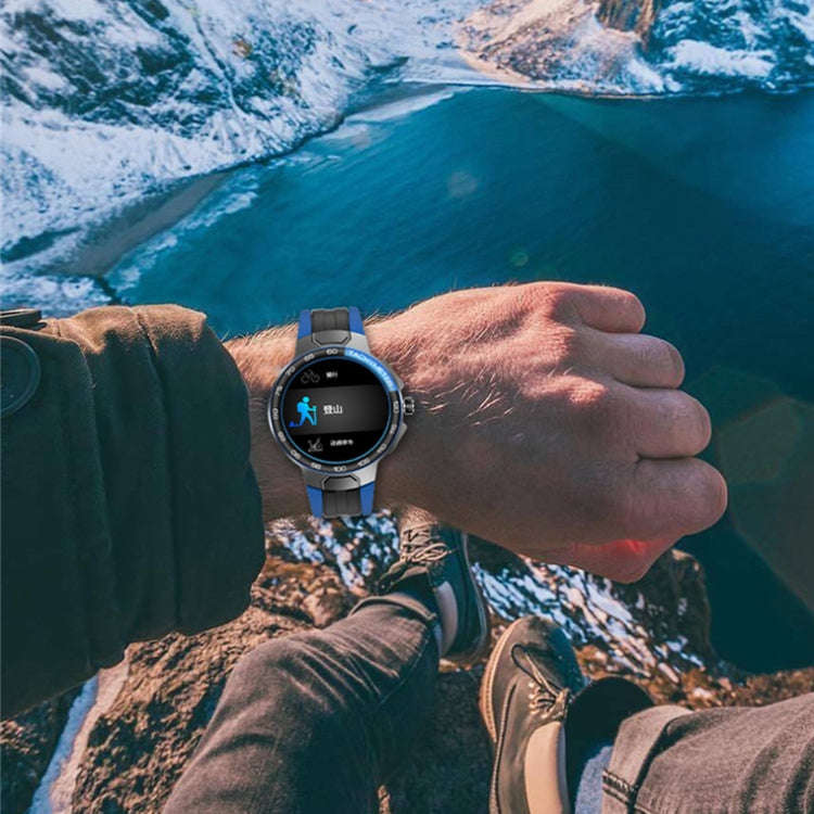Wearkey E15 1.28 Inch Smart Heart Rate Monitoring Touch Screen Watch(Blue)