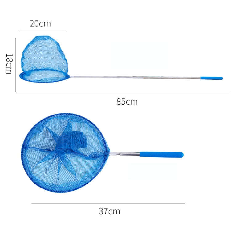 Stainless Steel Telescopic Children Catching Fish And Insects Net(Color Random Delivery)