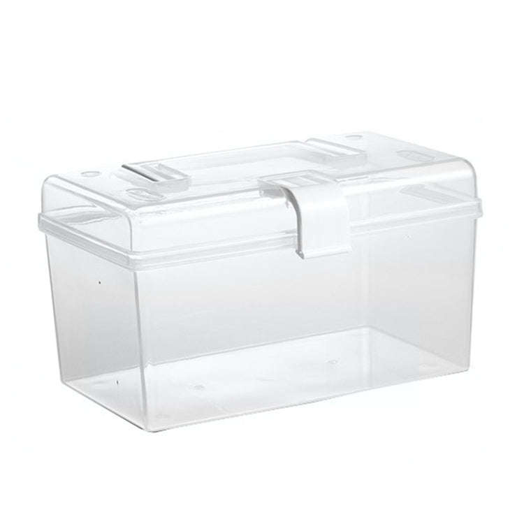 Portable Medicine Box Home Medicine Plastic Storage Box, Style: High Small