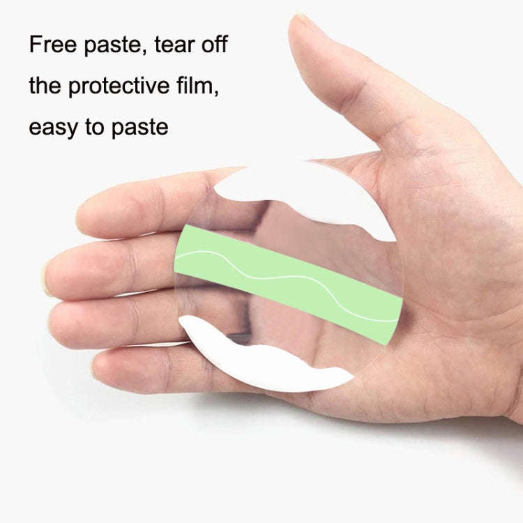 10 PCS Fixed Small Sensor TPU Transparent Adhesive Patch(Oval)