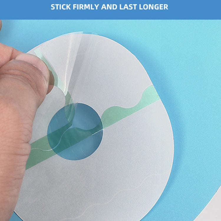 10 PCS Fixed Small Sensor TPU Transparent Adhesive Patch(Oval)