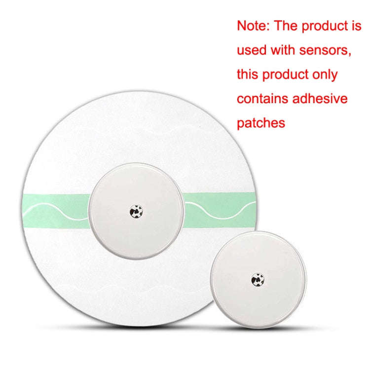10 PCS Fixed Small Sensor TPU Transparent Adhesive Patch(Oval)