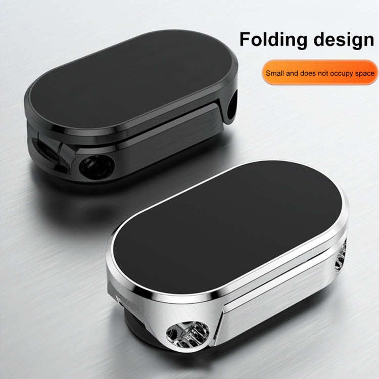 Vehicle Bracket Magnetic Navigation Bracket(Folding Silver)