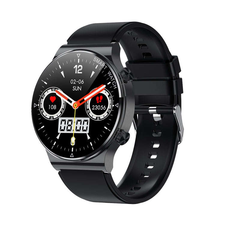 ME88 1.32 Inch Heart Rate Sleep Monitoring Smart Watch(Black Silicone)