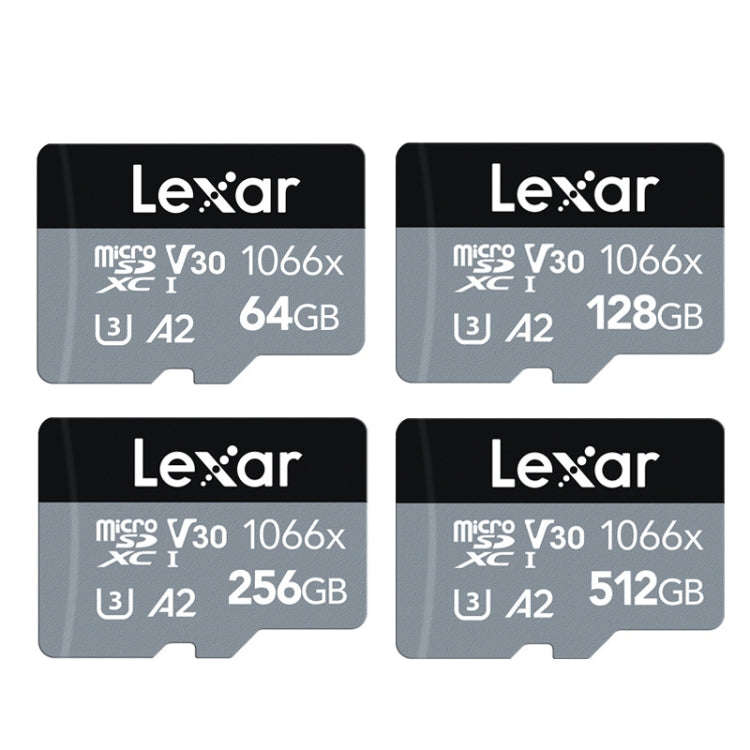 Lexar LKSTF1066X High-Speed TF Card Motion Camera Surveillance Recorder Memory Card, Capacity: 64GB