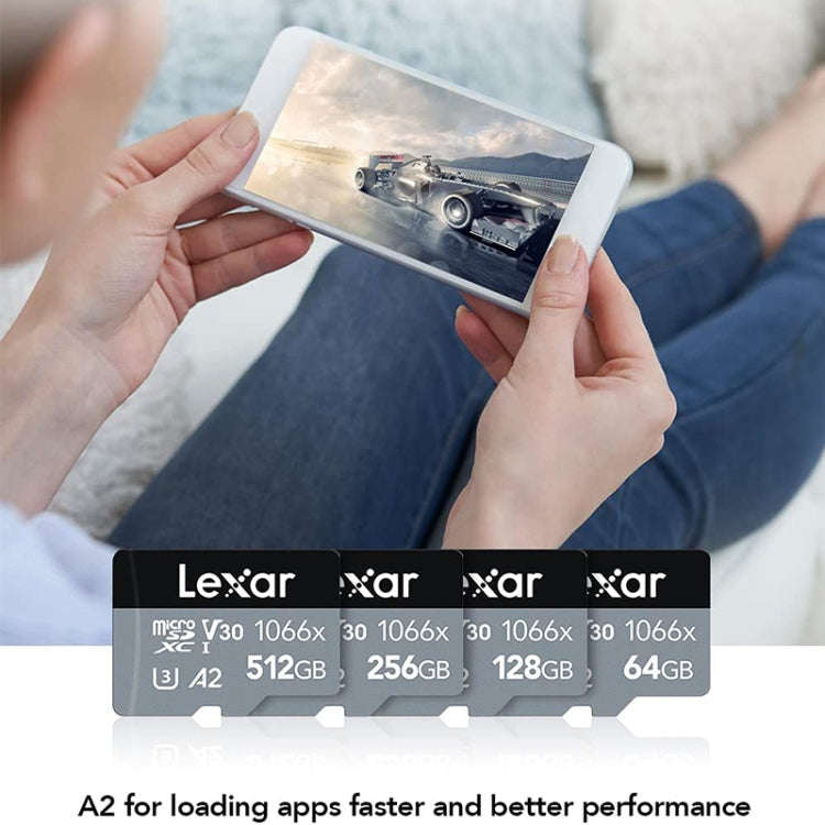 Lexar LKSTF1066X High-Speed TF Card Motion Camera Surveillance Recorder Memory Card, Capacity: 64GB