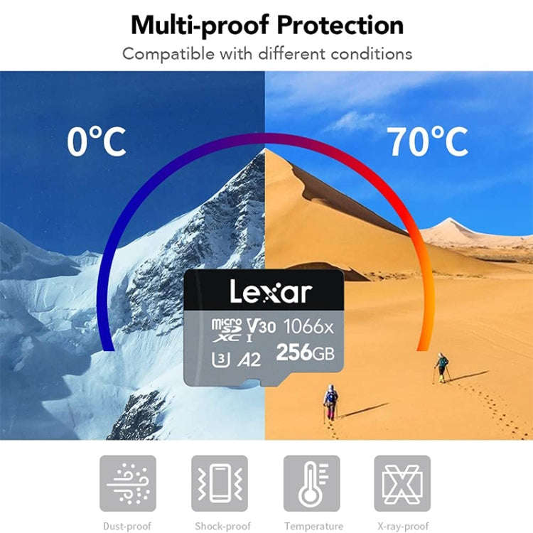Lexar LKSTF1066X High-Speed TF Card Motion Camera Surveillance Recorder Memory Card, Capacity: 128GB