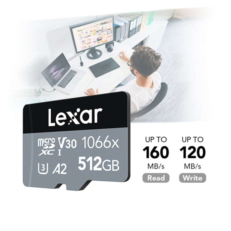 Lexar LKSTF1066X High-Speed TF Card Motion Camera Surveillance Recorder Memory Card, Capacity: 128GB