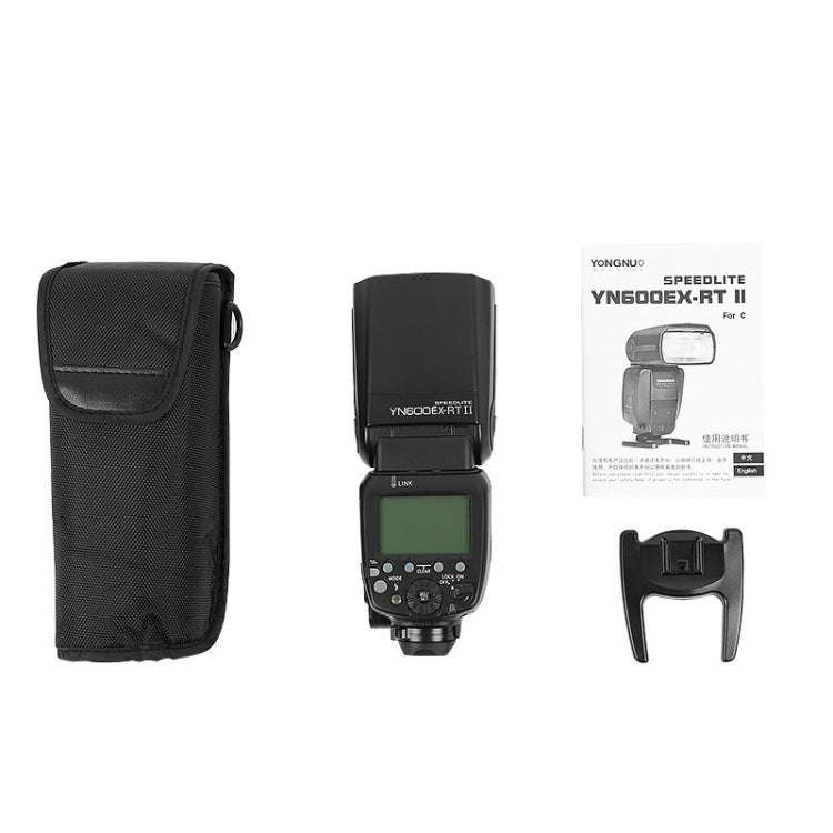 Yongnuo YN600EX-RT II  HSS 1/8000s Master TTL Flash Speedlite For Canon(Black)