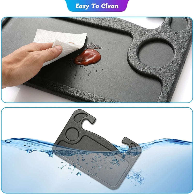 Multifunctional Car Dining Tray Steering Wheel Notebook Bracket(Size: About 42x29x3cm)