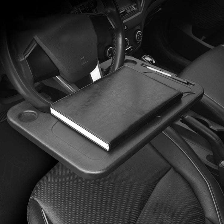 Multifunctional Car Dining Tray Steering Wheel Notebook Bracket(Size: About 42x29x3cm)