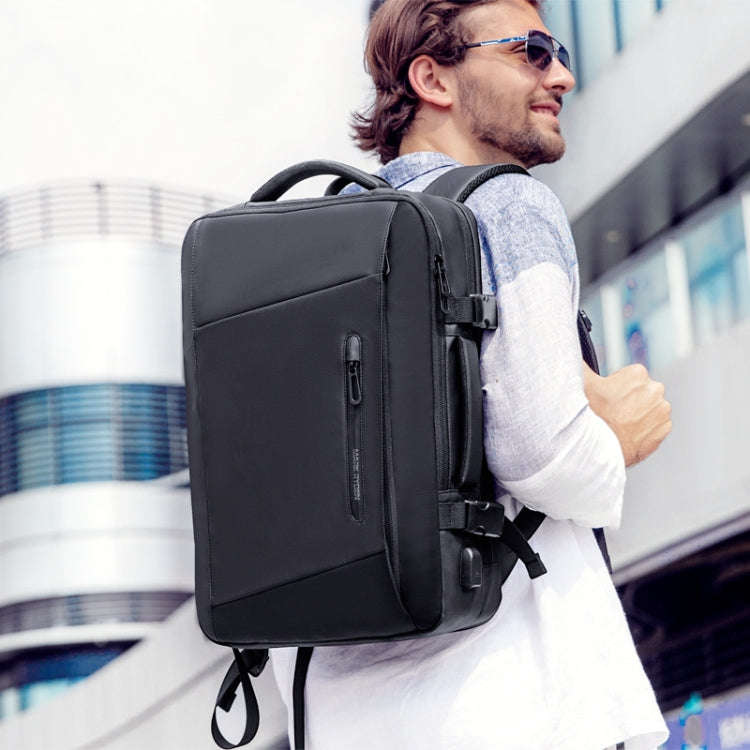 Mark Ryden 17.3 Inch Men Large Capacity Oxford Cloth Computer Backpack,Style: Raincoat Style