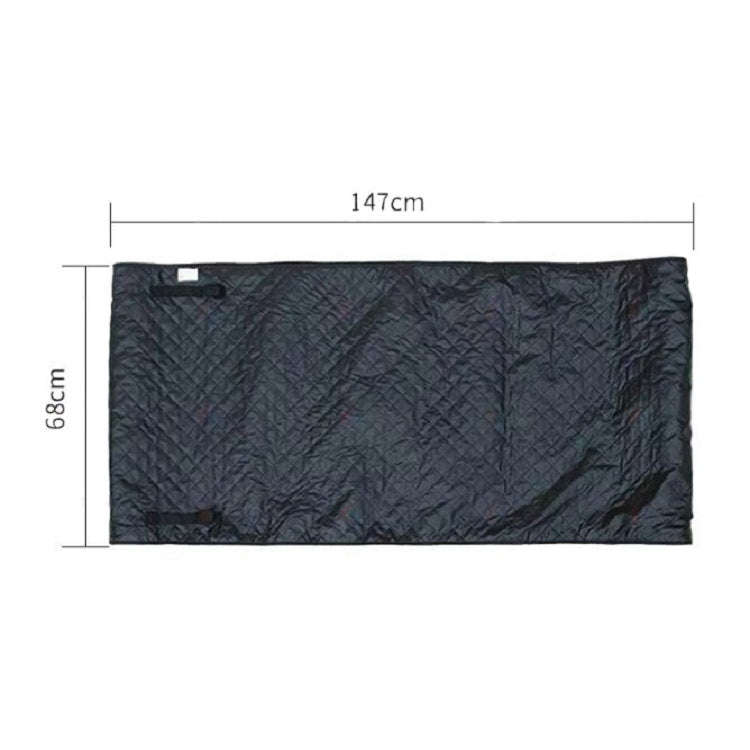 Portable Non-slip Car Repair Reclining Pad(Black)