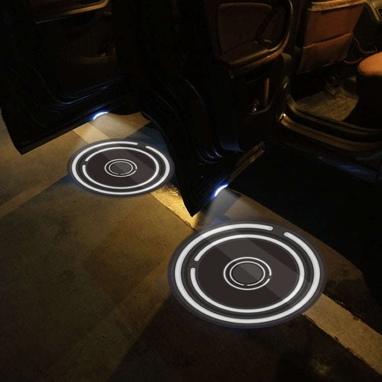 LED Infrared Induction Car Door Welcome Light Night Projection Ambient Light, Specification: Ener...