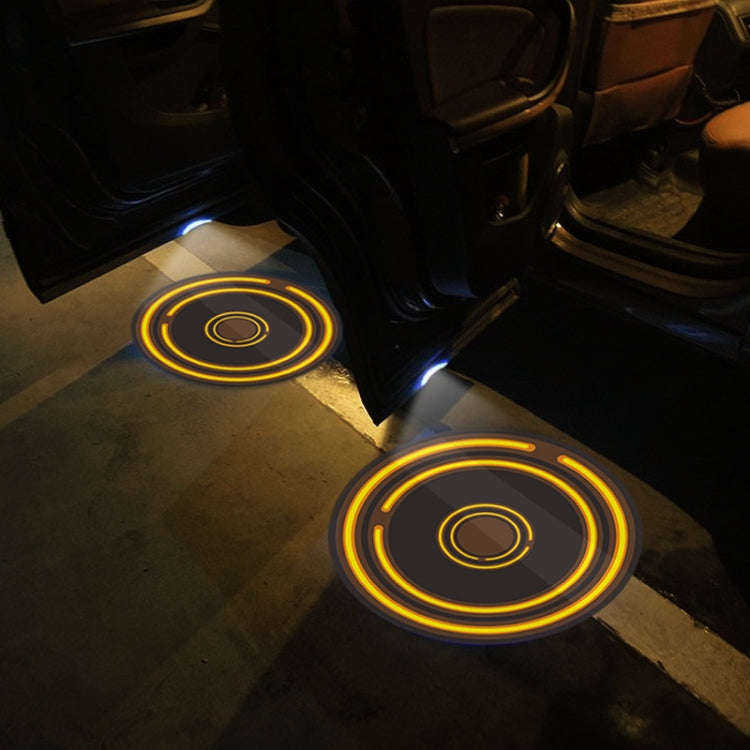 LED Infrared Induction Car Door Welcome Light Night Projection Ambient Light, Specification: Ener...