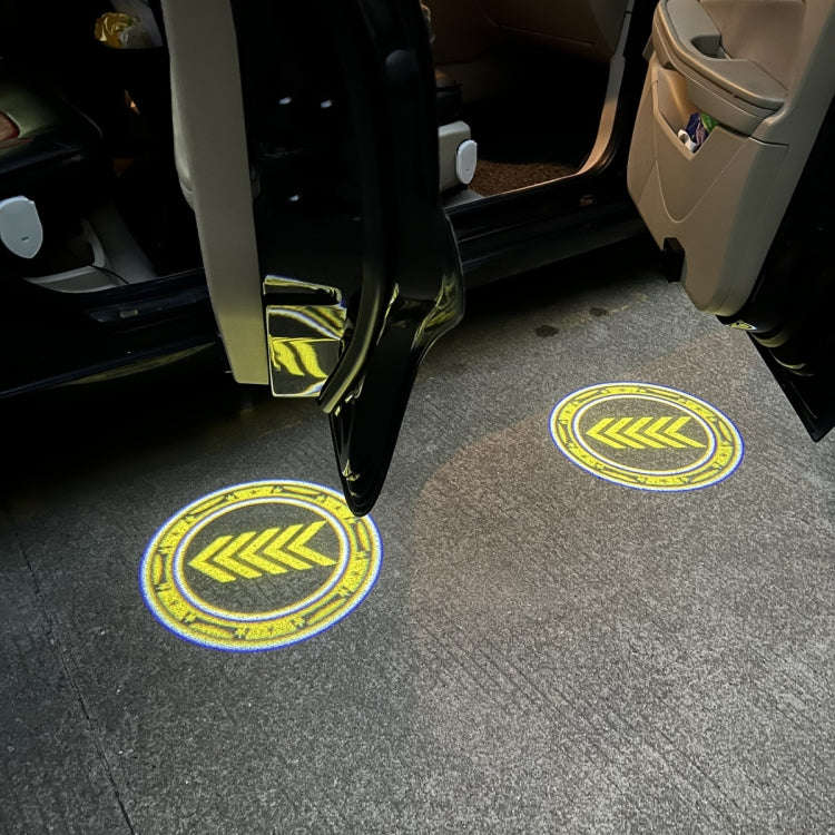 LED Infrared Induction Car Door Welcome Light Night Projection Ambient Light, Specification: Hono...