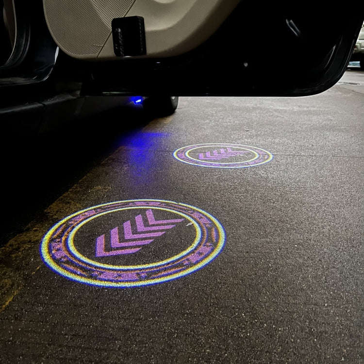LED Infrared Induction Car Door Welcome Light Night Projection Ambient Light, Specification: Hono...