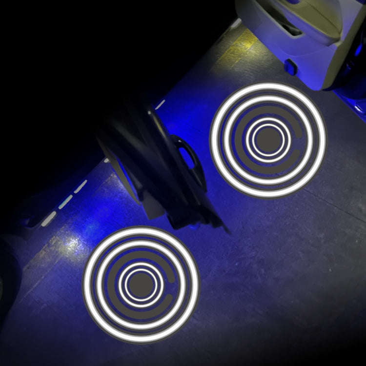 LED Infrared Induction Car Door Welcome Light Night Projection Ambient Light, Specification: Mode...