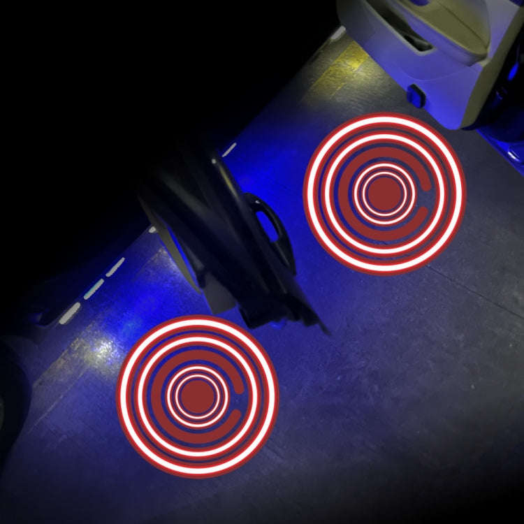 LED Infrared Induction Car Door Welcome Light Night Projection Ambient Light, Specification: Mode...