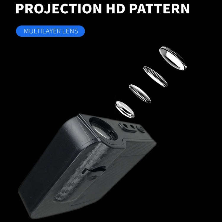 LED Infrared Induction Car Door Welcome Light Night Projection Ambient Light, Specification: Mode...