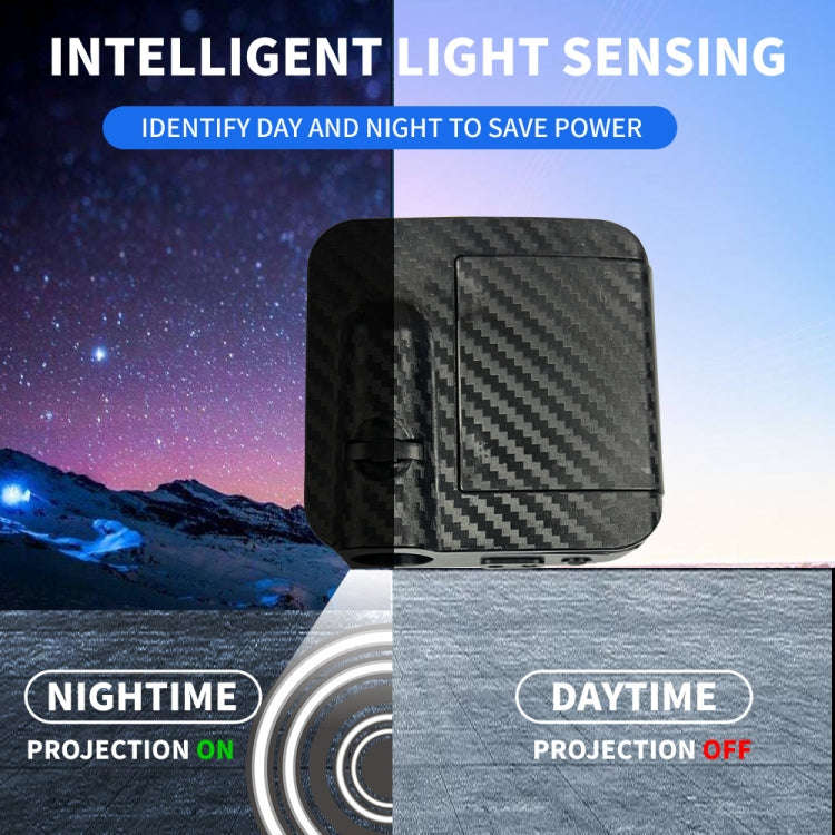 LED Infrared Induction Car Door Welcome Light Night Projection Ambient Light, Specification: Mode...